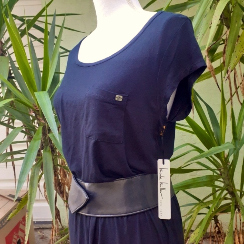 Black Tshirt Dress Nicole Miller